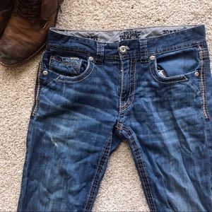 Buckle black 7 fit 30x34 men’s blue jeans